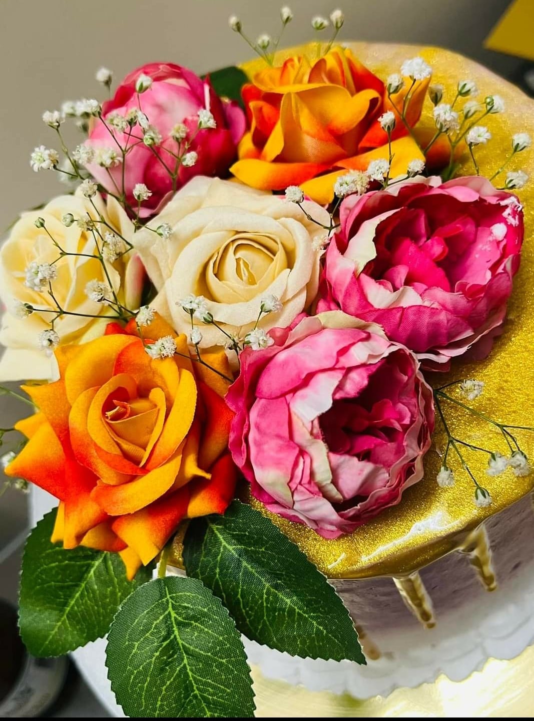 Special day with fresh cake